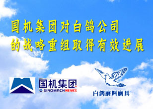 国机集团对白鸽公司的战略重组取得有效进展