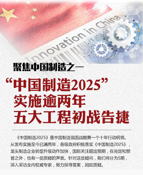 图解“中国制造2025”五大工程初战告捷