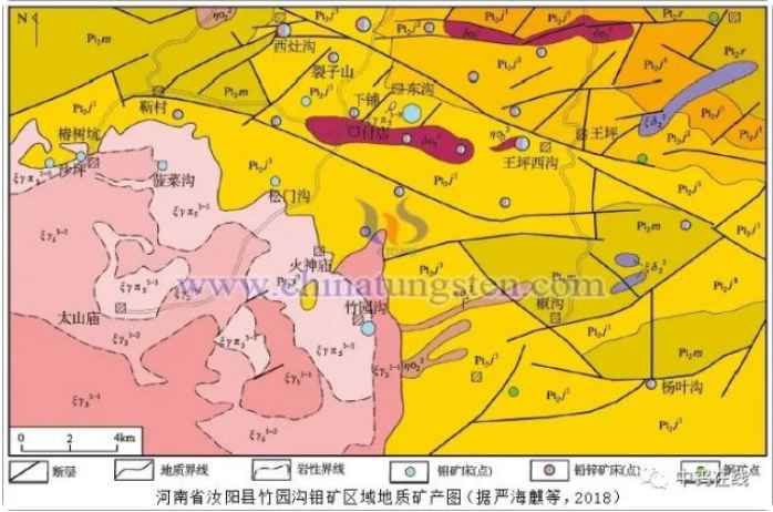 竹园沟钼矿查明钼金属量9.5万吨