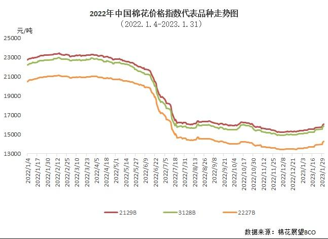 1月中国棉花价格指数月报：纺织企业需求回暖 国内棉价大幅上涨