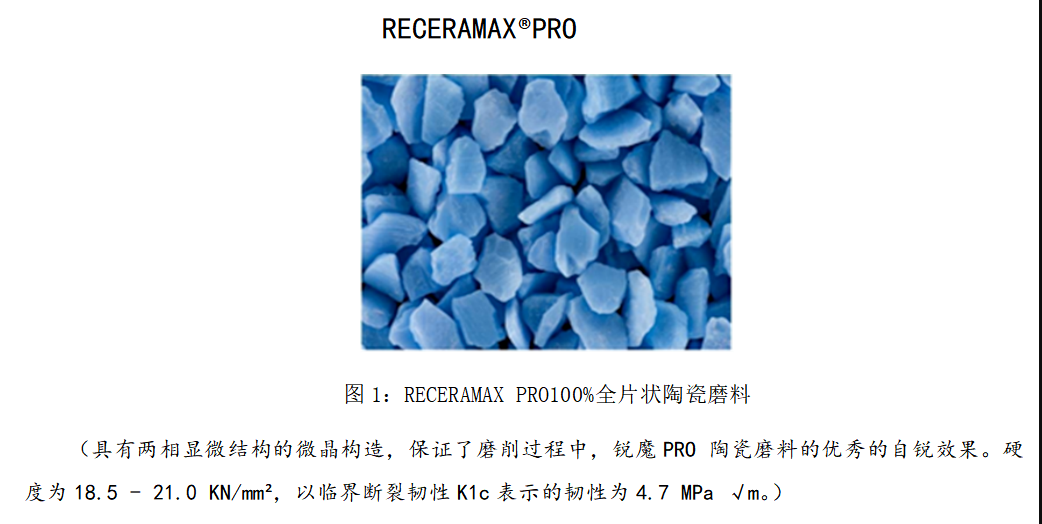 瑞克尔重磅发布PSG片状陶瓷磨料