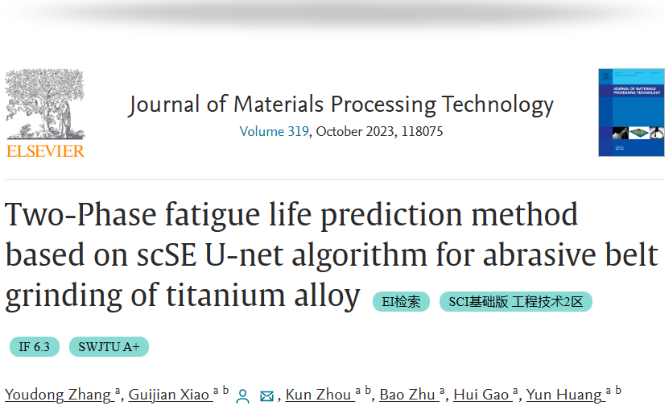 钛合金砂带磨削两相疲劳寿命预测方法